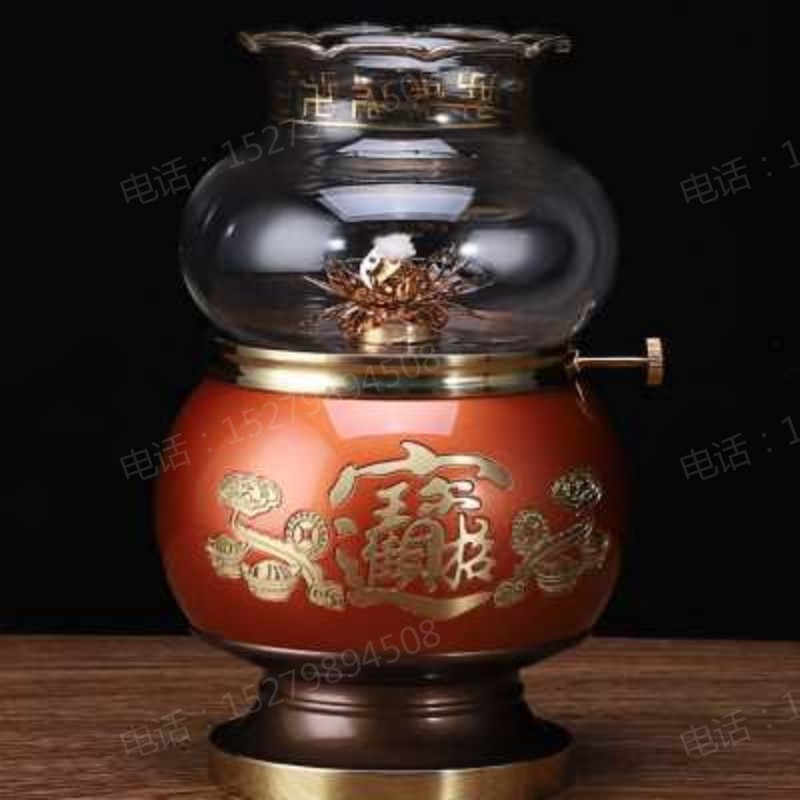 万柏林招财进宝佛灯