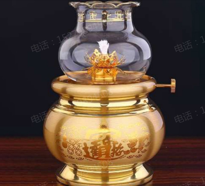 万柏林金色招财佛灯