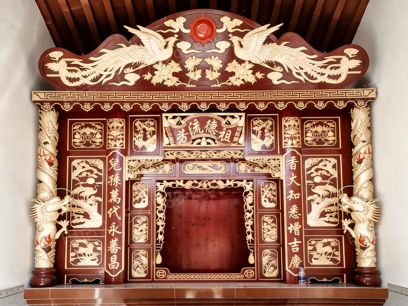 湘潭描金凤凰神台