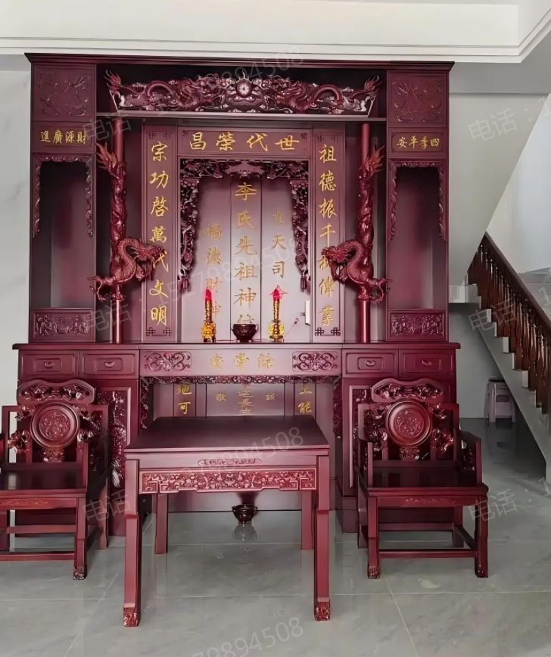 九江大型宗祠神台