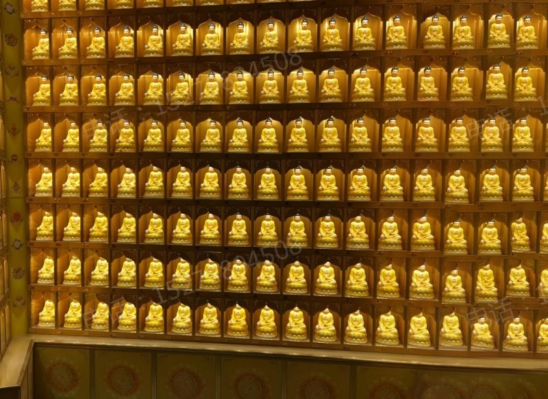 九江佛像展示墙