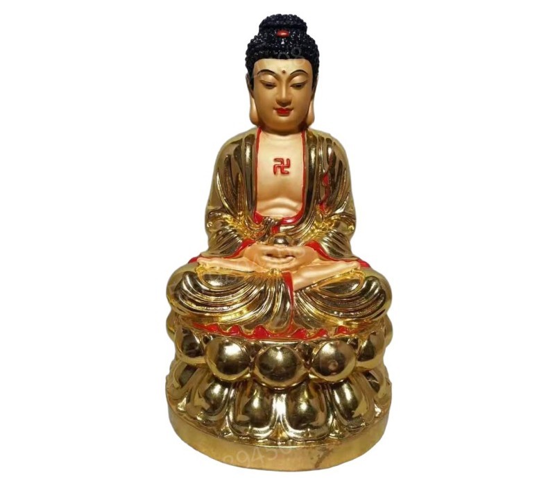 果洛贴金释迦牟尼佛