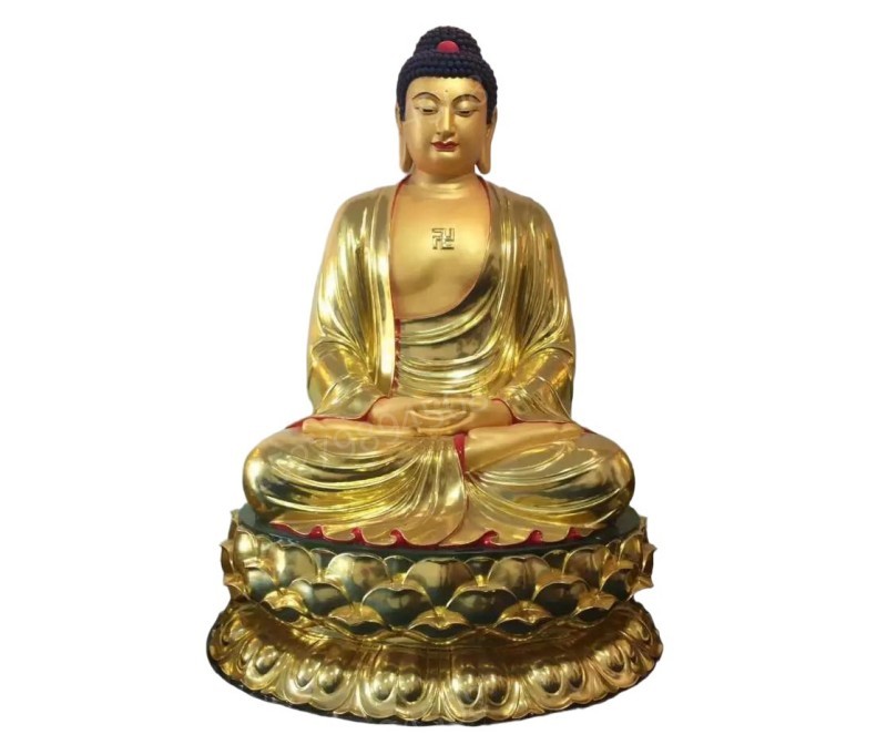 额尔古纳贴金释迦牟尼佛