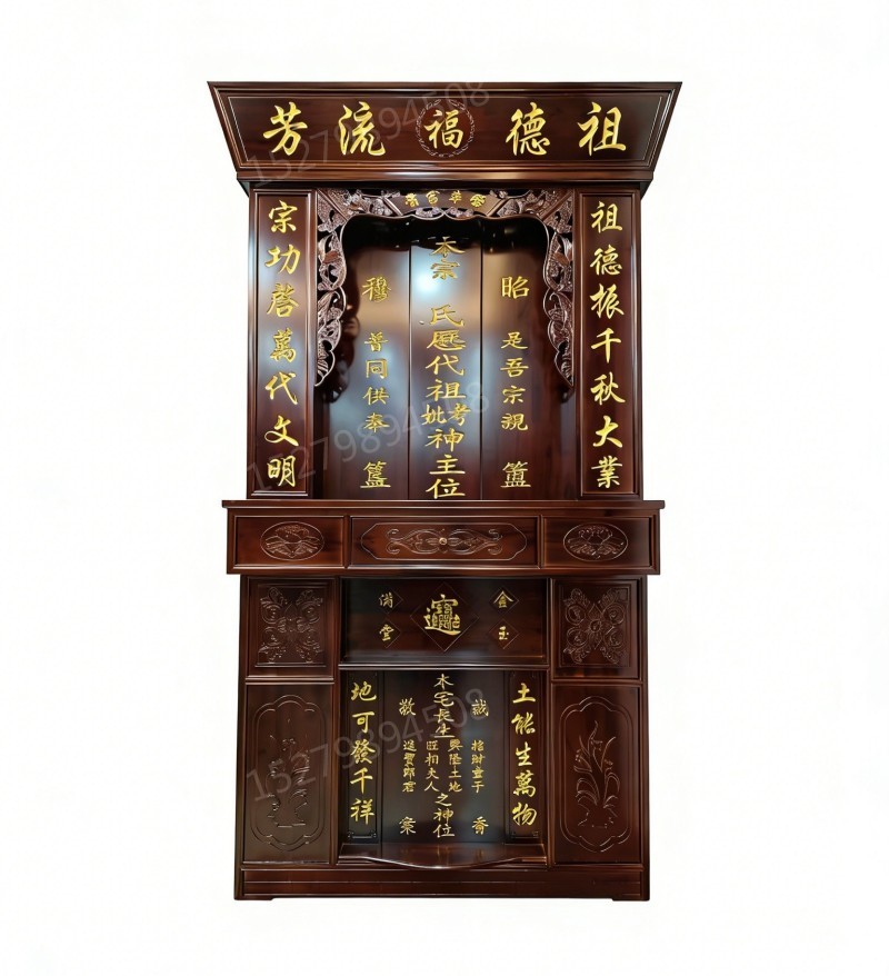 额尔古纳多层神龛柜